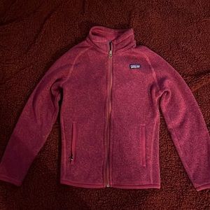 Patagonia better sweater jacket Girls size 10